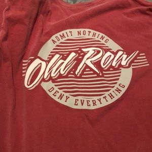 Red medium old row T-shirt